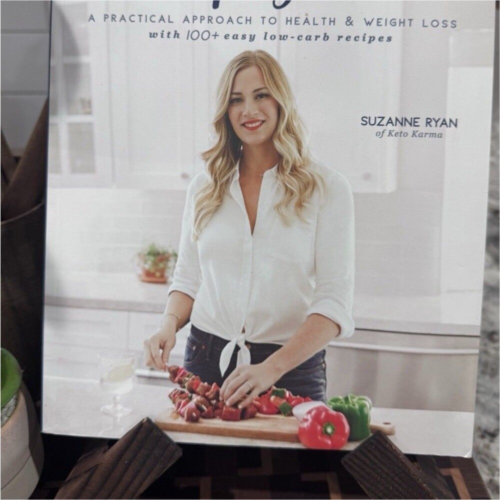 Simply Keto Suzanne Ryan Paperback Cookbook Victory Belt Low-Carb Weight Loss